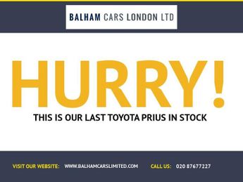 TOYOTA PRIUS AUTOMATIC 1.5 Saloon 4dr Petrol Hybrid CVT (120 g/km, 70 bhp)