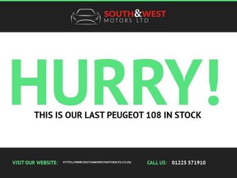 PEUGEOT 108 1.0 Active Hatchback 5dr Petrol Manual Euro 6 (68 ps)