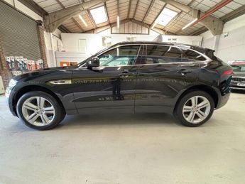 JAGUAR F-PACE 2.0 D180 Portfolio SUV 5 Door Diesel Automatic Black AWD Euro 6 