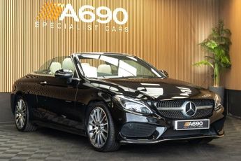 Mercedes C Class 2.0 C200 AMG Line Cabriolet 2dr Petrol G-Tronic+ Euro 6 (s/s) (1