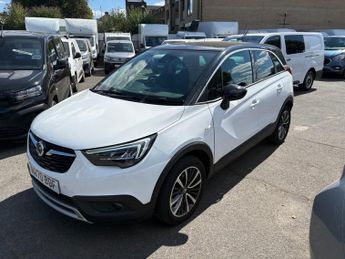 Vauxhall Crossland X White 1.2 Turbo Elite Nav SUV, 25,500 miles, Euro 6, Automatic, 