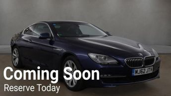 BMW 6 Series 3.0 640d SE Coupe 2dr Diesel Auto Euro 5 (s/s) (313 ps)