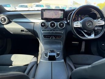 MERCEDES-BENZ C CLASS 1.5 C200 MHEV EQ Boost AMG Line (Premium) Estate Selenite Grey P