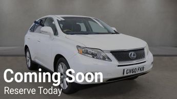 Lexus RX 3.5 450h V6 SE-L Premier SUV 5dr Petrol Hybrid CVT 4WD Euro 5 (s