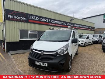 Vauxhall Vivaro 1.6 CDTi 2900 Panel Van 5dr Diesel Manual L1 H1 Euro 6 (s/s) (95