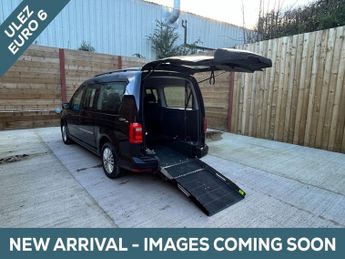 Volkswagen Caddy Maxi Life 5 Seat Petrol Auto Wheelchair Accessible Disabled Access Vehicle