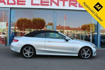 MERCEDES-BENZ C CLASS 2.1 C220d AMG Line Cabriolet 2dr Diesel G-Tronic+ Euro 6 (s/s) (