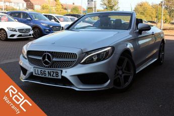 MERCEDES-BENZ C CLASS 2.1 C220d AMG Line Cabriolet 2dr Diesel G-Tronic+ Euro 6 (s/s) (