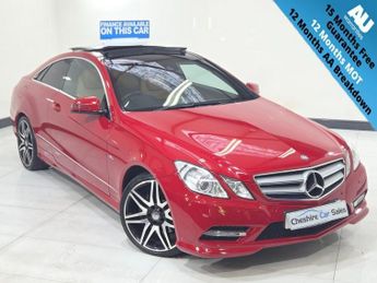 MERCEDES-BENZ E CLASS 2.1 E220 CDI BlueEfficiency Sport Coupe 2dr Diesel G-Tronic+ Eur