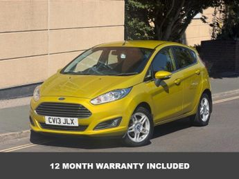 Ford Fiesta 1.25 Zetec Hatchback 5dr Petrol Manual Euro 5 (82 ps)