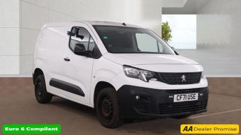 Peugeot Partner White 1.5 BlueHDi Professional Premium SWB Van, 29,999 miles, Eu