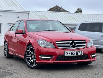 Mercedes C Class 1.6 C180 BLUEEFFICIENCY AMG SPORT PLUS 4d 155 BHP