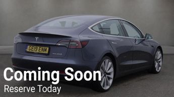 TESLA Model 3 (Dual Motor) Performance Saloon 4dr Electric Auto 4WDE (Performa