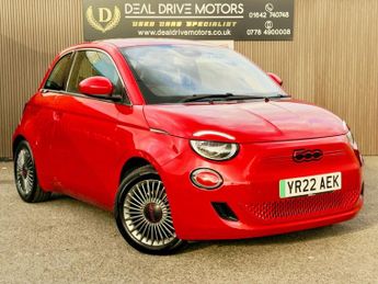 FIAT 500E 42kWh RED Hatchback 3dr Electric Auto (118 ps)