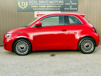 FIAT 500E 42kWh RED Hatchback 3dr Electric Auto (118 ps)