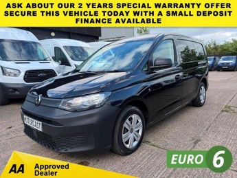 Volkswagen Caddy Maxi 2.0 TDI C20 COMMERCE LWB 100BHP. 85K MLS. AC. SENSORS. FINANCE. 