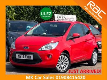 Ford Ka 1.2 Zetec Hatchback 3dr Petrol Manual Euro 6 (s/s) (69 ps) NV14E