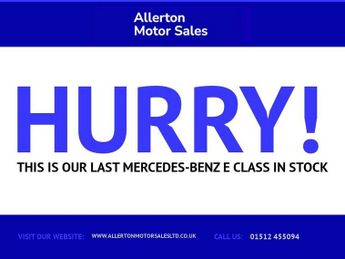 MERCEDES-BENZ E CLASS 2.0 E220d SE (Premium) Saloon 4dr Diesel G-Tronic+ Euro 6 (s/s) 