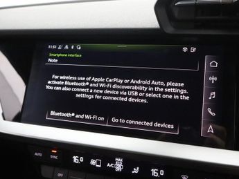 AUDI A3 1.4 TFSIe 40 Sport Sportback 5dr Petrol Plug-in Hybrid S Tronic 