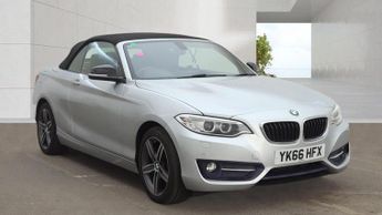 BMW 2 Series 2.0 220d Sport Convertible 2dr Diesel Auto Euro 6 (s/s) (190 ps)