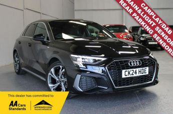 Audi A3 1.0 TFSI 30 S line Sportback 5dr Petrol S Tronic Euro 6 (s/s) (1
