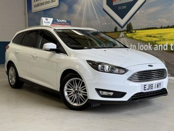 Ford Focus 1.5 TDCi Zetec Edition Estate 5 Door Diesel Manual White Euro 6 