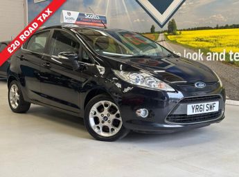 Ford Fiesta 1.4 TDCi DPF Zetec Hatchback 5 Door Diesel Manual Black Low Tax