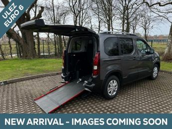 Peugeot Rifter 3 Seat Wheelchair Accessible Disabled Access Vehicle WAV 