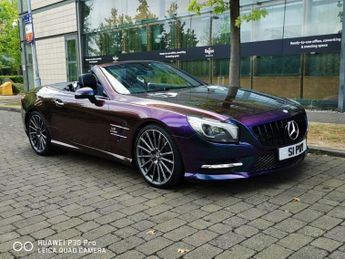 Mercedes SL 4.7 SL500 V8 BlueEfficiency Convertible 2dr Petrol G-Tronic Euro