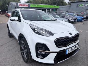 Kia Sportage White 1.6 T-GDi GT-Line SUV, 53,000 miles, Euro 6, Automatic AWD