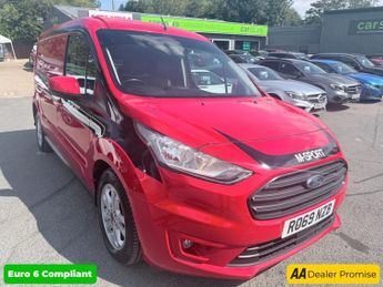 Ford Transit Connect Red 1.5 240 EcoBlue Limited L2 Van, 89,321 miles, Euro 6, 6-Spee