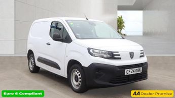 Peugeot Partner White 1.5 BlueHDi 1000 Professional SWB Van, 15,000 miles, Euro 