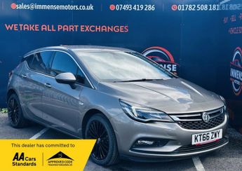 Vauxhall Astra 1.4i Turbo Elite Nav Hatchback 5dr Petrol Manual Euro 6 (150 ps)
