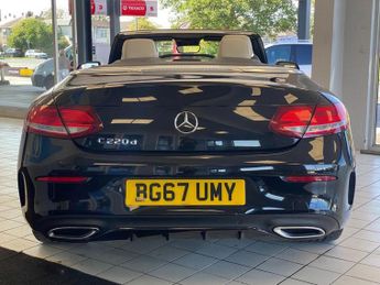 MERCEDES-BENZ C CLASS 2.1 C220d AMG Line Cabriolet 2dr Diesel G-Tronic+ Euro 6 (s/s) (