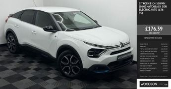 CITROEN e-C4 50kWh Shine Hatchback 5dr Electric Auto (136 ps)