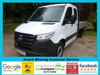 Mercedes Sprinter 2.1 314 CDI Double Cab 4dr Tipper Diesel Manual RWD L3 Euro 6 (s