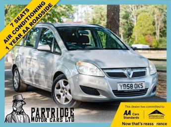 Vauxhall Zafira 1.6 Exclusiv MPV 5dr Petrol Manual Euro 4 (105 ps)