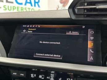 AUDI A3 1.4 TFSIe 40 Sport Sportback 5dr Petrol Plug-in Hybrid S Tronic 