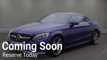 MERCEDES-BENZ C CLASS 2.0 C200 AMG Line (Premium Plus) Coupe 2dr Petrol G-Tronic+ Euro