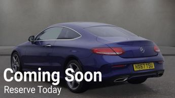 MERCEDES-BENZ C CLASS 2.0 C200 AMG Line (Premium Plus) Coupe 2dr Petrol G-Tronic+ Euro