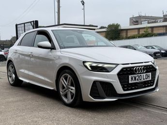 Audi A1 1.0 TFSI 25 S line Sportback 5 Door Petrol Manual White Euro 6 1
