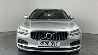 VOLVO V90 Silver 2.0 B4 MHEV Momentum Estate, 65,600 miles, Euro 6 hybrid,