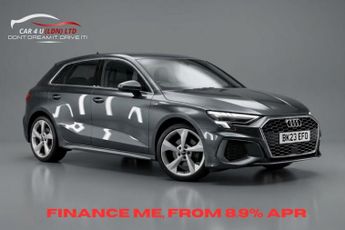 Audi A3 1.0 TFSI 30 S line Sportback 5dr Petrol S Tronic Euro 6 (s/s) (1