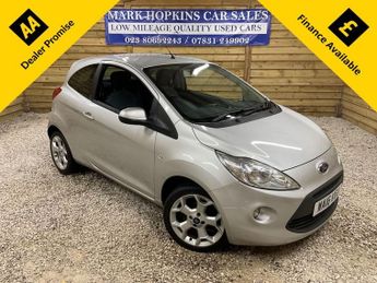 Ford Ka 1.2 Zetec Hatchback 3dr Petrol Manual Euro 5 (s/s) (69 ps)