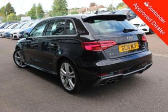 AUDI A3 2.0 TFSI S line Sportback 5dr Petrol Manual Euro 6 (s/s) (190 ps