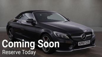 Mercedes C Class 2.1 C220d AMG Line Cabriolet 2dr Diesel G-Tronic+ Euro 6 (s/s) (