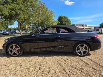 MERCEDES-BENZ C CLASS 2.1 C220d AMG Line Cabriolet 2dr Diesel G-Tronic+ Euro 6 (s/s) (