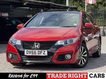 Honda Civic 1.6 i-DTEC SR [Pan Roof] 5dr - LOW MILEAGE