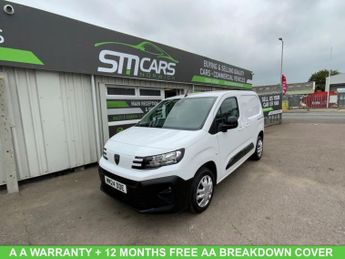 Peugeot Partner 1.5 BlueHDi 1000 Asphalt Standard Panel Van 5dr Diesel Manual SW