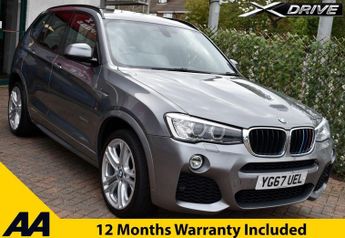 BMW X3 20d M-SPORT X-DRIVE 5 DOOR 8-SPEED AUTO 187 BHP (EURO 6)